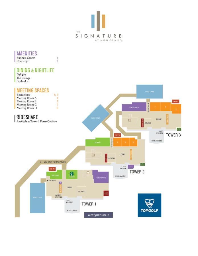 Mgm Signature-11-803 F1 Track & Strip View Studio Las Vegas Ngoại thất bức ảnh